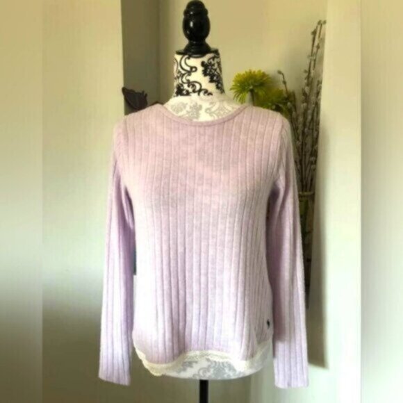 Abercrombie Lace Sweater Youth Girls sz 16 - Picture 1 of 12